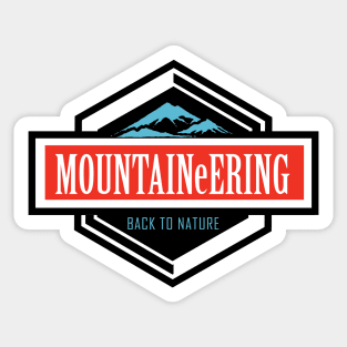 back to nature Sticker
